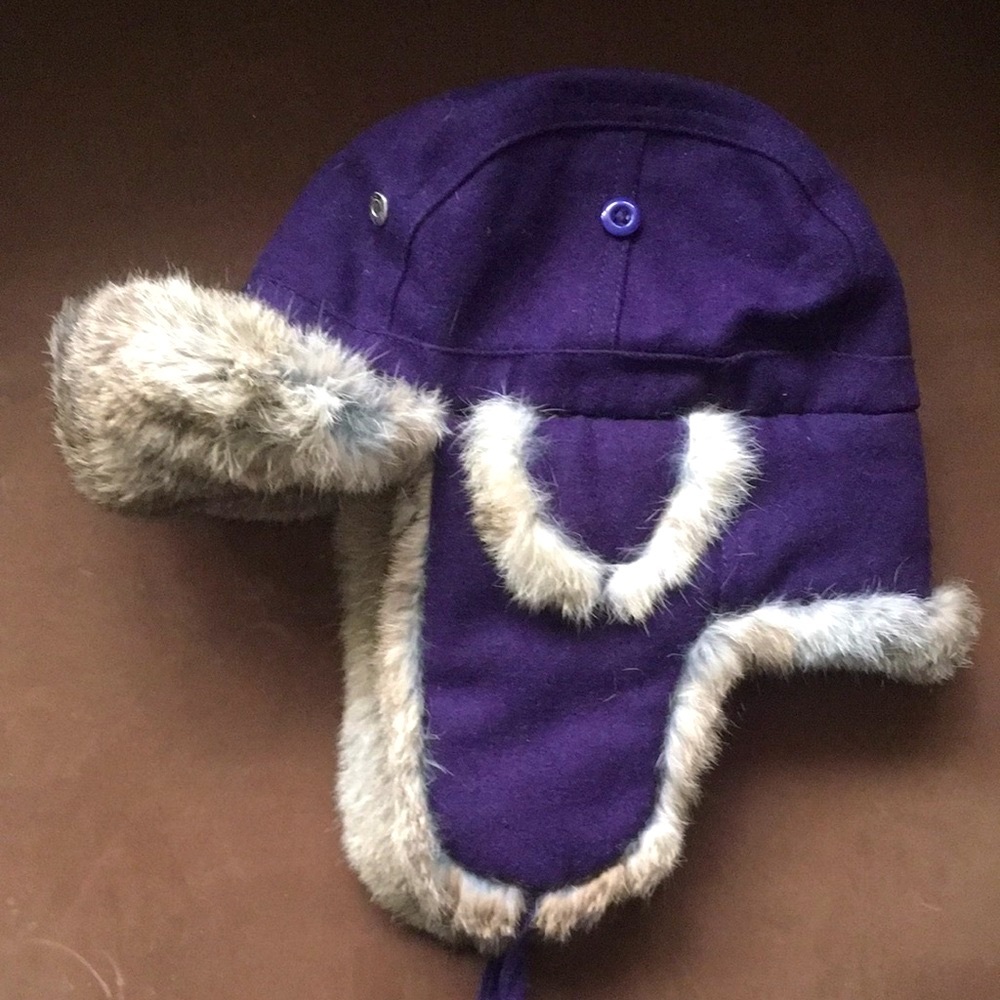 Crown Cap Paul Leinburd Rabbit Fur Wool Aviator Trapper Hat NWOT - Picture 12 of 16